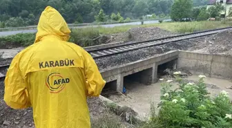 Karabük'te sağanak hayatı olumsuz etkiliyor