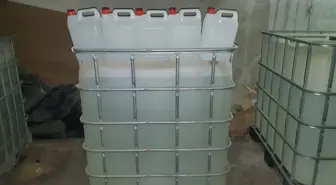 Sahte alkol üreticilerine darbe: 34 bin litre alkol ele geçirildi