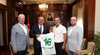 Bursaspor'dan, Vali Yakup Canbolat'a ziyaret