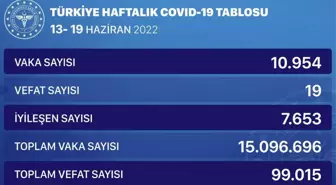 Haftalık korona tablosu! Sağlık Bakanlığı korona tablosu son durum nedir? Koronavirüs vaka sayısı! Korona bitti mi?
