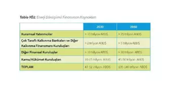 Son dakika haberleri | Rapor: Türkiye'nin net sıfır karbon hedefi için 135 milyar dolar yatırım gerekiyor