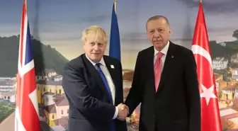 Cumhurbaşkanı Erdoğan'ın İngiltere Başbakanı Johnson ile görüşmesi sona erdi