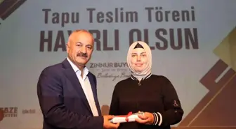 Gebze'de tapu teslim töreni