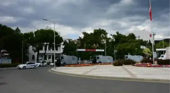 Marmaris yangınında görev yapan TOMA'lar uğurlandı