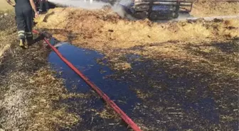 Tekirdağ'da 80 dönüm buğday tarlası yandı