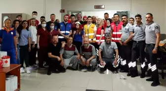 Son dakika: Hastanede yangın tatbikatı gerçeğini aratmadı