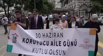 'Koruyucu Aile Günü' yürüyüşü düzenlendi