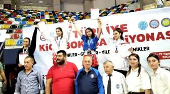 Kütahyalı Elif Kaya, Kick Boks'ta Türkiye üçüncüsü oldu