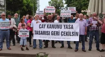 Rize'de Çay Üreticilerinin Tepkisi Sürüyor: 'Emperyalistlerin Uşaklarını Karadeniz'de Boğacağız'