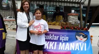 Safranbolu'da 'Çocuklar İçin Göz Hakkı Manavı' kuruldu