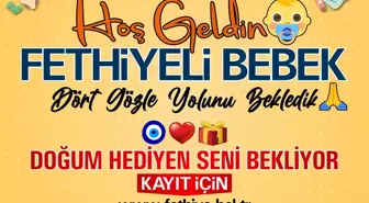 Fethiye'de Belediyeden İhtiyaç Sahibi Ailelerin Bebeklerine 'Yeni Doğan Paketi'