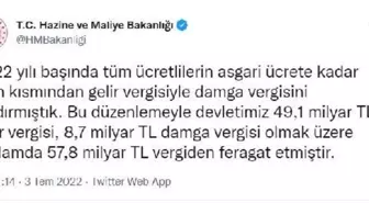 Bakanlıktan asgari ücretteki vergi düzenlemesine ilişkin açıklama