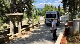 Sinop'ta şehir mezarlığındaki demir kapılar çalındı