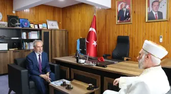 Bulgaristan Başmüftüsü Mustafa Hacı Aliş, Edirne Müftülüğünü ziyaret etti