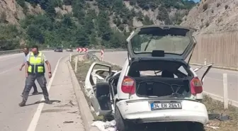 Tokat'ta devrilen otomobildeki 6 kişi yaralandı