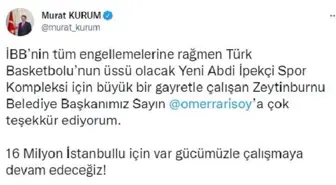 Bakan Kurum:  16 Milyon İstanbullu için çalışmaya devam edeceğiz!