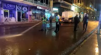 Cadde ve sokaklarda bayram temizliği başladı