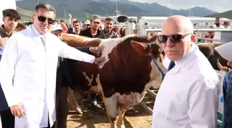 Erzurum Valisi Memiş, 'Avrupa'nın en büyük canlı hayvan pazarında' incelemelerde bulundu