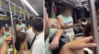 Metrobüste kadının fotoğrafını çeken şüpheliyi vatandaşlar fark etti: Tamam sileceğim