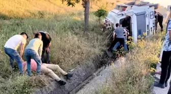 Samsun'da sulama tankeri devrildi: 1 yaralı