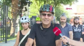 İSTANBUL-SAĞLIK ÇALIŞANLARI ' SAĞLIKTA ŞİDDETE KARŞI ' PEDAL ÇEVİRDİLER