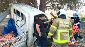 Bandırma Bursa Yolunda trafik kazası: 1 yaralı