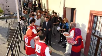 Hakkari'de bayramlaşma töreni düzenlendi