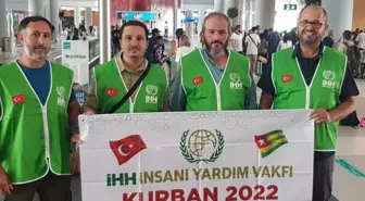 İHH'nın kurban çalışmaları için Togo'da bulunan ekibi kaza geçirdi