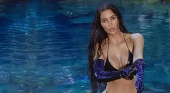 Kim Kardashian iç gösteren bikinisiyle şov yaptı