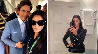 Tom Cruise ile fotoğraf çektiren Aslıhan Turan filtreyi abartınca alay konusu oldu