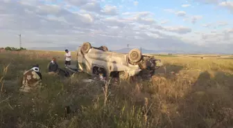 Nevşehir'de tarlaya devrilen araçtaki 1 kişi öldü, 4 kişi yaralandı