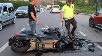 Son dakika haberi... Otomobil ile motosiklet çarpıştı: 2 yaralı