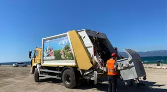 Mudanya Belediyesi Ekiplerinden Bayram Boyunca Temizlik Mesaisi