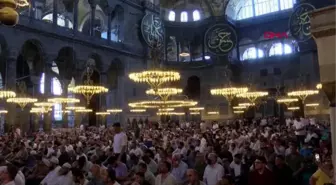 İSTANBUL-AYASOFYA CAMİİ'NDE 251 ŞEHİT İÇİN HATİM İNDİRİLDİ