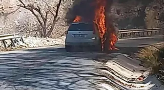 Son dakika haberi... Marmaris'te araç yangını