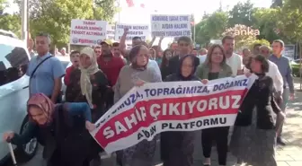 Tavas Halkı, Bölgedeki Kömür Madeninin Kapasitesinin Artırılmasını Protesto Etti: 'Gerekirse O Kepçelerin Önünde Etten Duvar Öreceğiz'