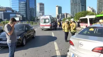 Son dakika haberleri... ZİNCİRLİKUYU'DA ZİNCİRLEME KAZA: 2 YARALI