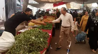 Başkan Kılınç, pazar esnafını ziyaret etti