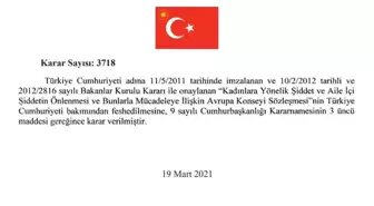 Danıştay'dan İstanbul Sözleşmesi Kararı: 'Cumhurbaşkanı'nın İmzası Yeterli. 6284 Sayılı Kanun, Kadına ve Aile İçi Şiddeti Önlemede Yeterli'