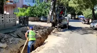 Demirci'de doğal gaz hattı çalışmaları başladı