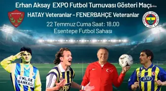 Fenerbahçe'nin Eski Yıldızları, Hatay Veteranlar Takımı ile Mücadele Edecek