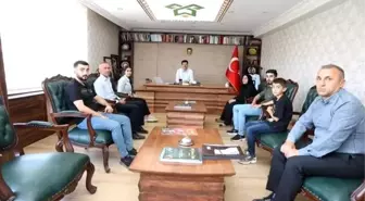 Şehit ailesinden Kaymakam Kurt'a ziyaret