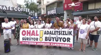  İzmir'de Kamu Emekçilerinden Ohal Protestosu