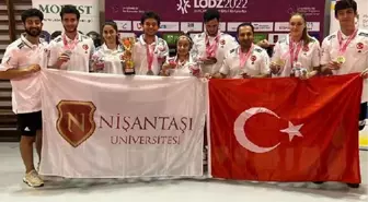 Nişantaşı Üniversitesi sporcuları Avrupa Spor Oyunları'nda şampiyon oldu