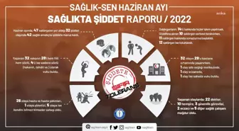 Sağlık-Sen'in Haziran Ayı Sağlıkta Şiddet Raporu: '32 Şiddet Vakası Yaşandı, 42 Sağlık Çalışanı Mağdur Oldu'