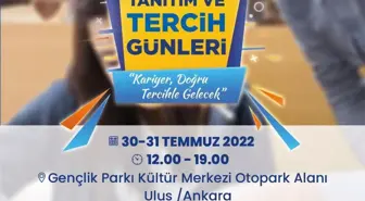 Ankara Büyükşehir Belediyesi 'Üniversite Tanıtım ve Tercih Günleri' Düzenleyecek