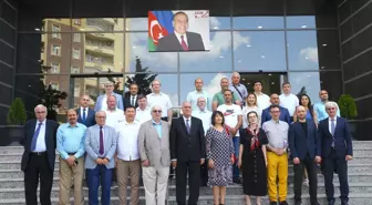 Azerbaycan'da bulunan uluslararası medya yöneticileri AZERTAC'ı ziyaret etti