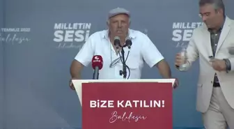 'Milletin Sesi Mitingi' Balıkesir'de.