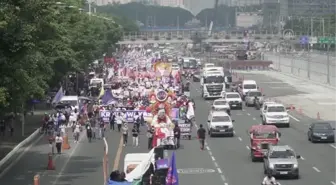 Filipinler Devlet Başkanı Marcos Jr, 'Ulusun Durumu Konuşması' sırasında protesto edildi