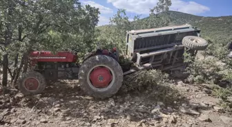 Son dakika haberleri... Konya'da devrilen traktördeki kadın öldü, eşi yaralandı